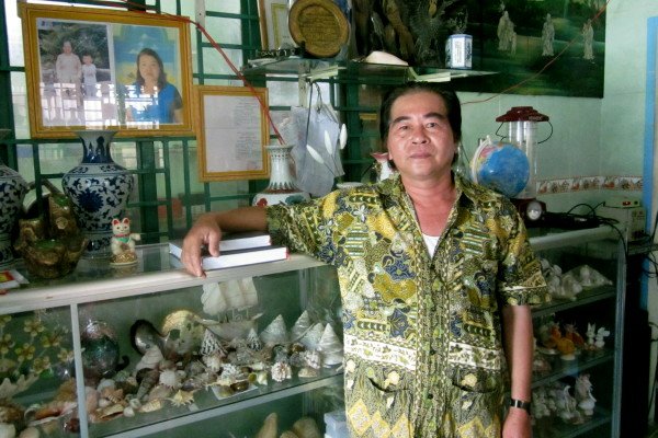 Hàng mỹ nghệ biển xuất xứ giữa dòng sông Hậu