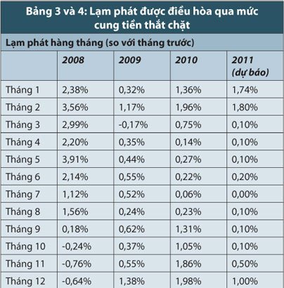 Bài toán 2011 cho lạm phát, lãi suất và tỷ giá - Ảnh 3