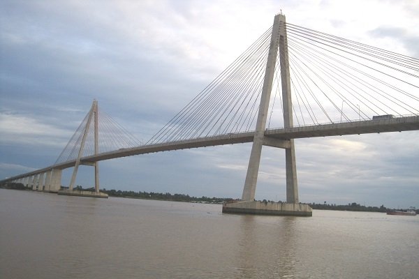 Bộ GTVT đề xuất Chính phủ xây cầu Rạch Miễu 2 bằng vốn vay ODA Hàn Quốc. Trong ảnh là cầu Rạch Miễu hiện hữu. Ảnh: Trung Chánh